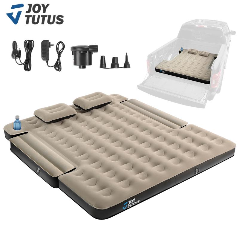 JOYTUTUS Truck Bed Mattress for 5-5.8Ft 6.5Ft, for Outdoor Camping, Truck Tent Accessories with Carry Bag&Cup Holder&Cavity Design,Truck Accessories