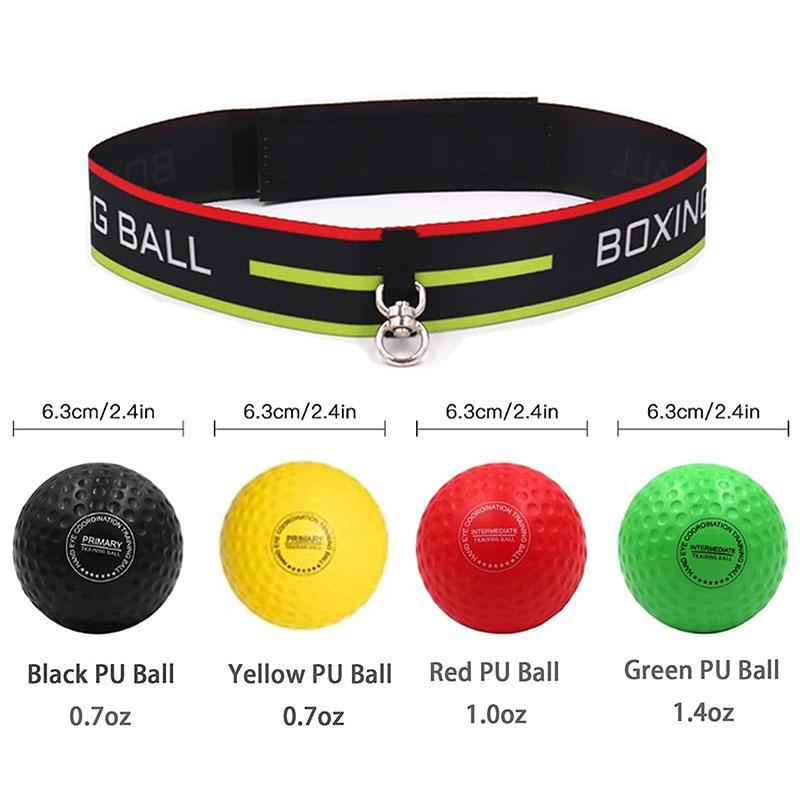 Boxing Reflex Ball Set, Including 2 3 4 6 Counts Boxing Ball Set & 1 Headband & 1 Storage Bag, Boxing Reflex Ball Headband Set, Boxing Training Equipment, Summer Gift, Boxing Equipment Boxing Gifts, Gym Accessories, Christmas Gift