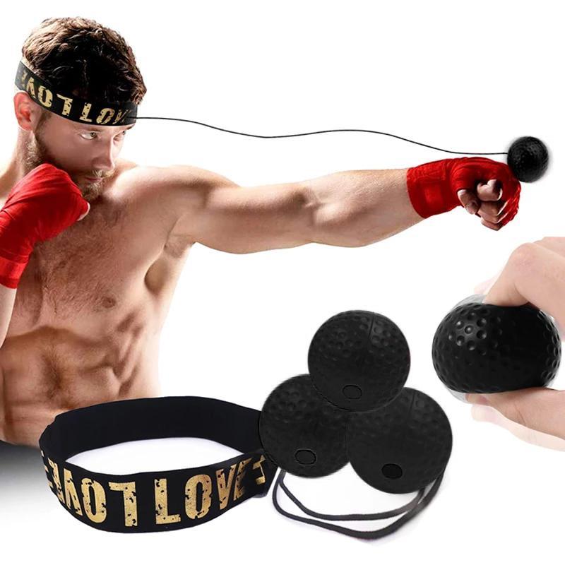 Durable Boxing Reflex Ball, Boxing Ball with Headband, Speed & Hand-eye Coordination Training Ball, Boxing Equipment, Sports Accessories, Gymtok, Christmas Gift