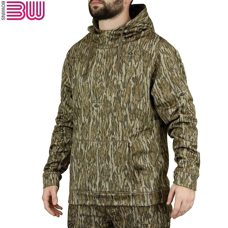 Mossy Oak Men's Camouflage Hunting Hoodies Tactical Hunting Pullover Hoodies Hunting Equipment Hunting Deer Hoodies Fishing Wildlife Photography Stealth Hoodies Fishing Suit Work Clothes