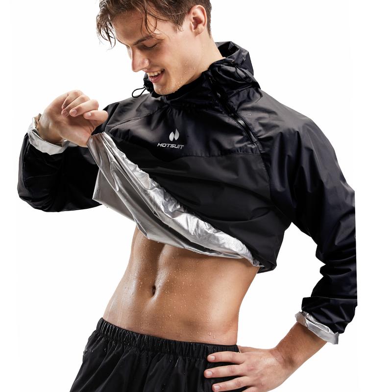 HOTSUIT Sauna Suit Men Gym Exercise Sweat Suits Workout Jacket