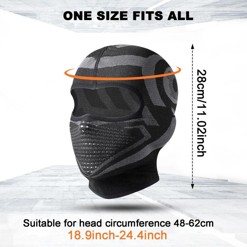 Thermal Motorcycle Balaclava Mask, Winter Ski Mask, Winter Essentials Outdoor Riding Windproof Mask for Men & Women, Sports Accessories for Cycling Skiing Fishing