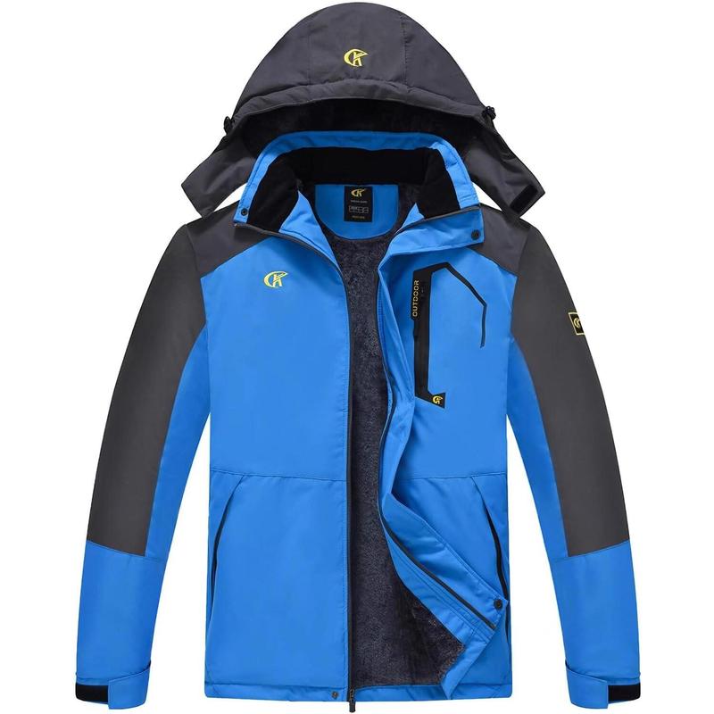 YuYangdpb Mens Waterproof Ski Snowboard Jacket Winter Windproof Snow Coat