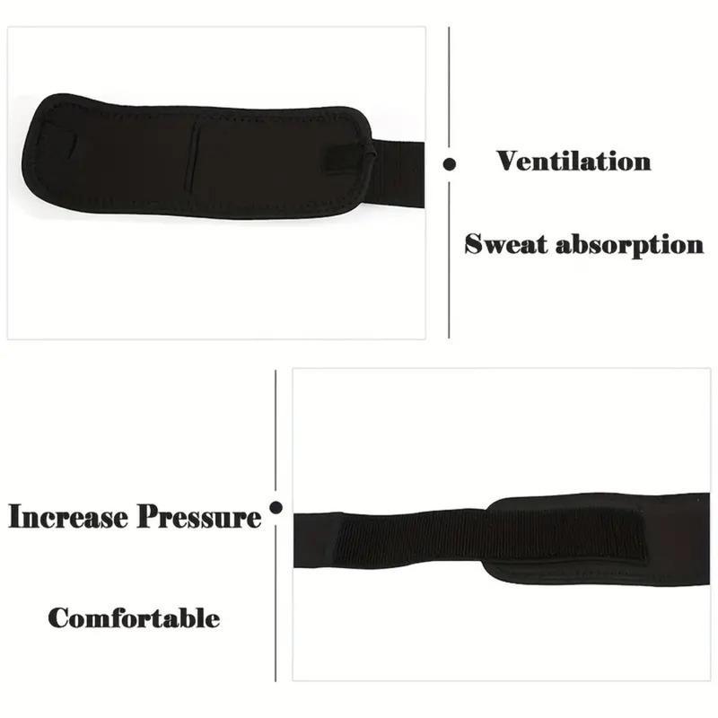 Adjustable Wrist Support, 1 Pair Sports Wrist Belt for Fitness, Elastic Wrist Strap, Sports Accessories Wristband for Men & Women