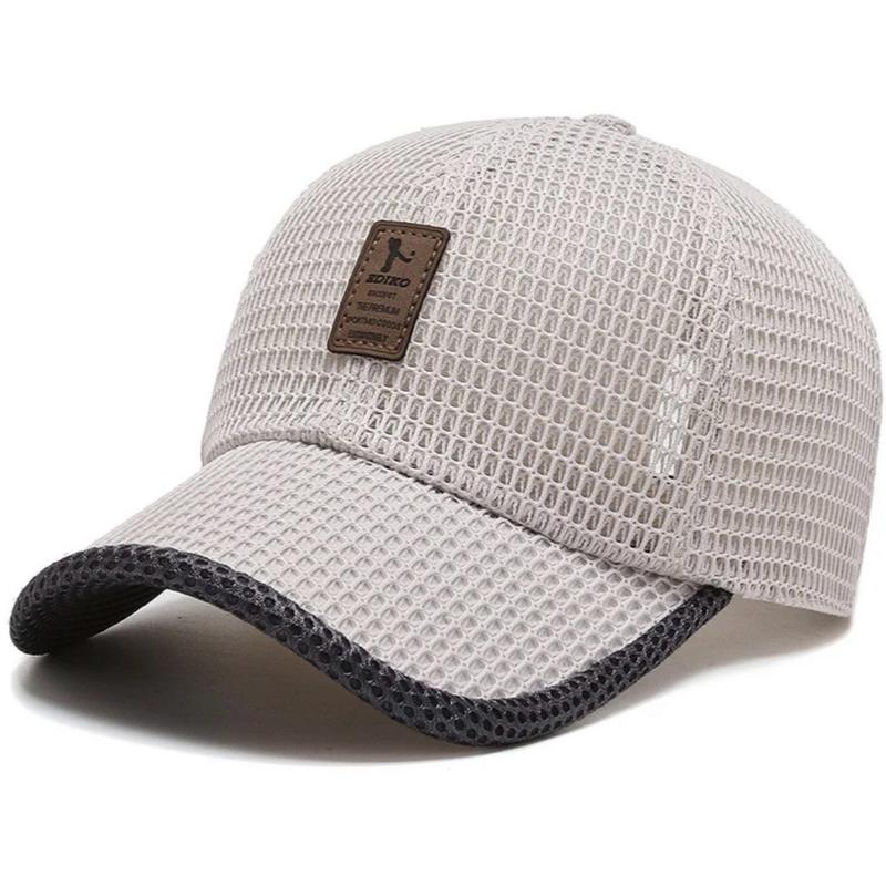 Mesh Baseball Cap Men Women Adjustable Breathable Hat Quick Dry Running Outdoor Sports Cap