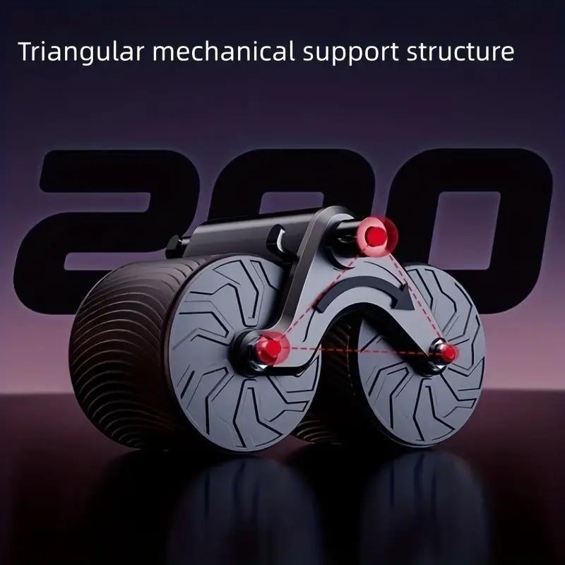 2024 new automatic rebound abdominal wheel LCD timer abdominal exercise equipment core muscle abdominal muscle training