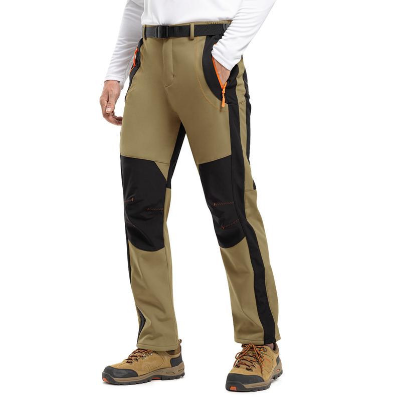 TBMPOY Men's Outdoor Snow Ski Water Resistant Fleece Lined Pants