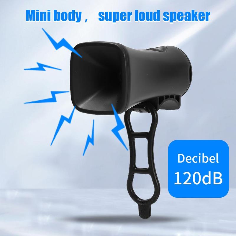 Electric Bicycle Horn, 120db Bicycle Handlebar Speaker, Rain & Shockproof Bike Speaker, Bicycle Accessories for Outdoor Cycling