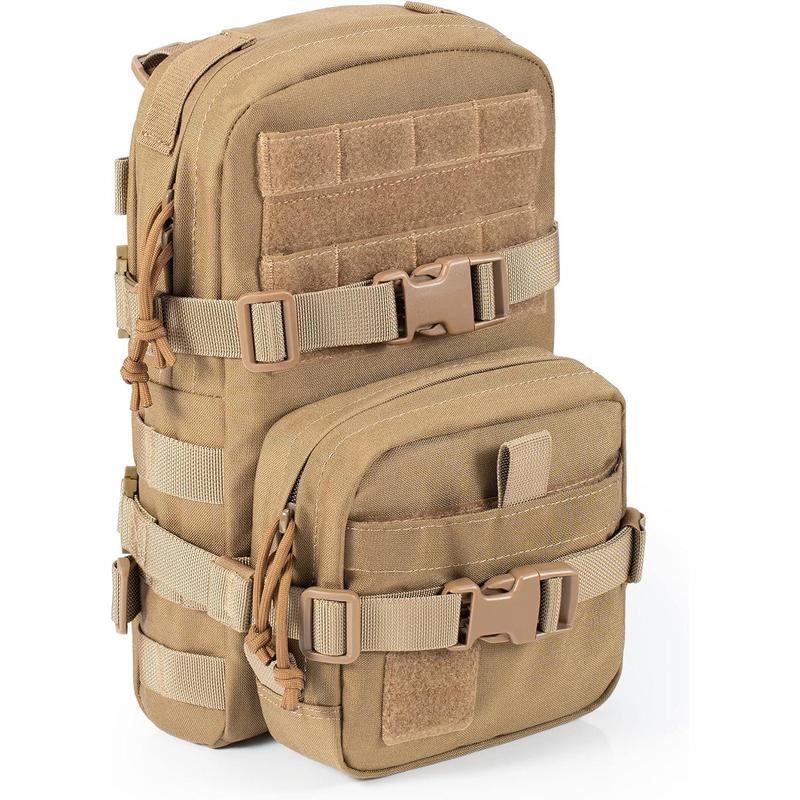 Tactical Small MOLLE Hydration Pack Outdoor Water Bladder Carrier Pack for Vest Backpack