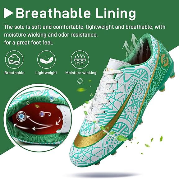 Soccer Cleats Mens Women Outdoor Indoor Soccer Shoes AG TF