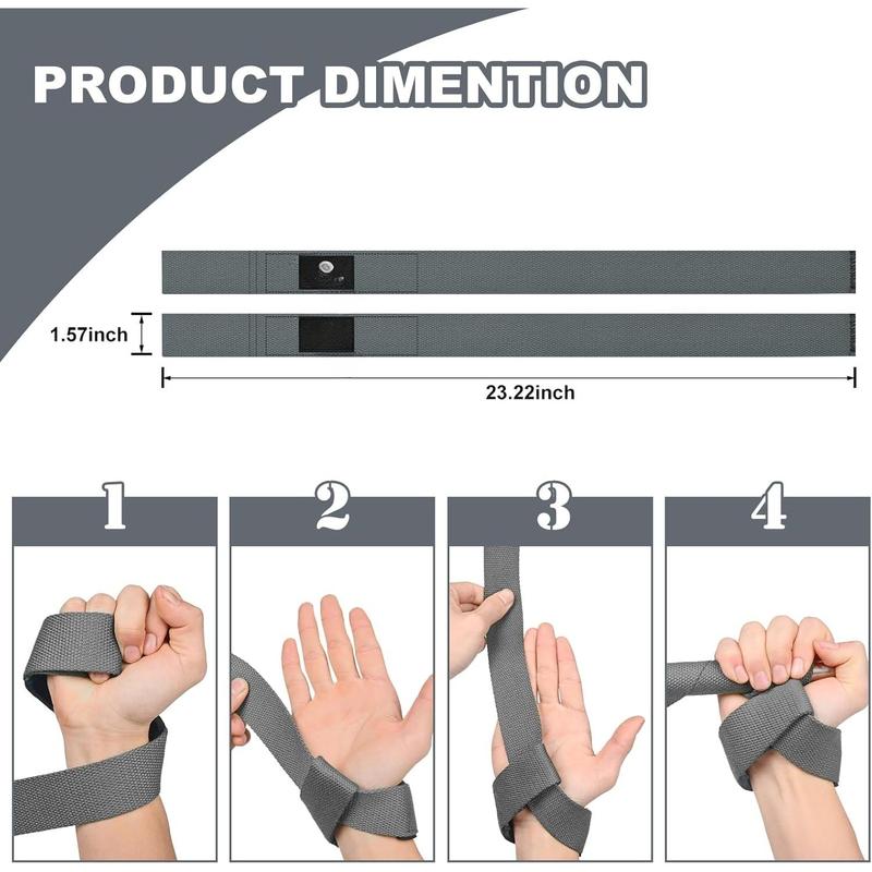 Lifting Straps for Weightlifting, Wrist Straps for Weightlifting, Deadlifts, Bodybuilding, Strength , Weight Lifting Straps for Men&Women