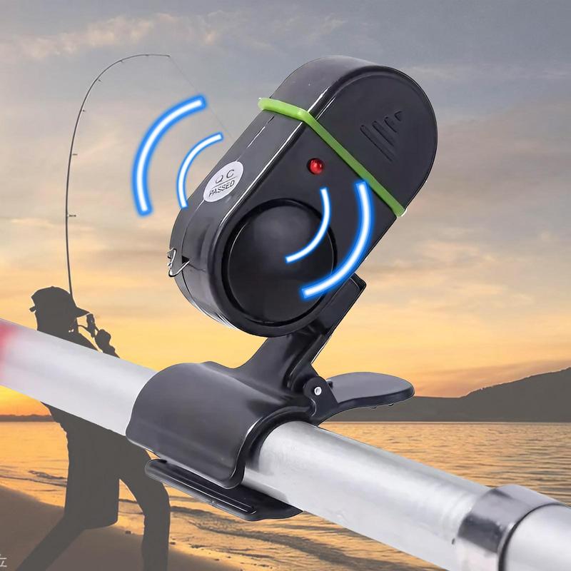 Led Light Fishing Bell, 1 2 Counts Automatic Fishing Bite Hook Indicator, Fishing Bell with Battery, Outdoor Fishing Accessories