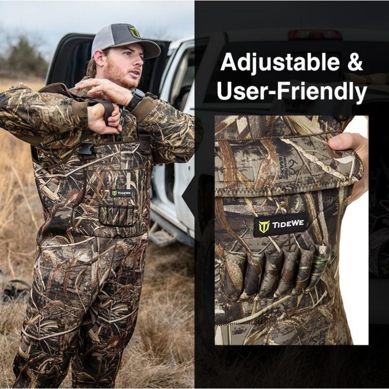 Breathable Hunting Waders Heated 600G 1200G Insulation with Removable Insulated Liner & Battery Pack（Depends on the name of the size））