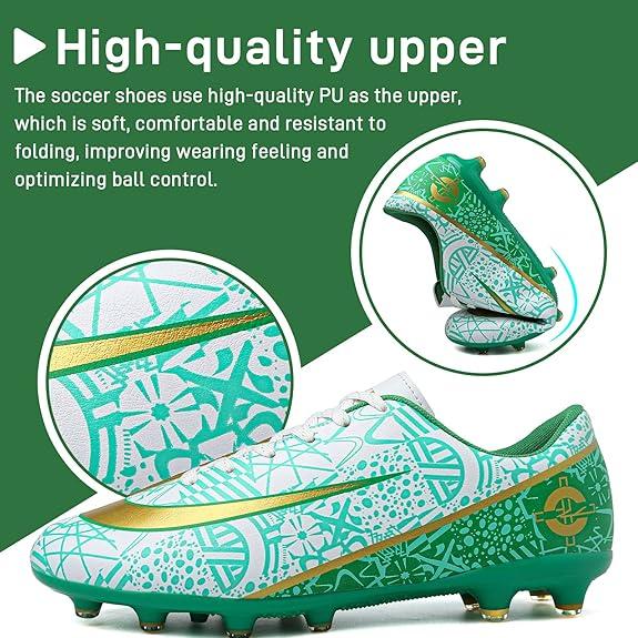 Soccer Cleats Mens Women Outdoor Indoor Soccer Shoes AG TF