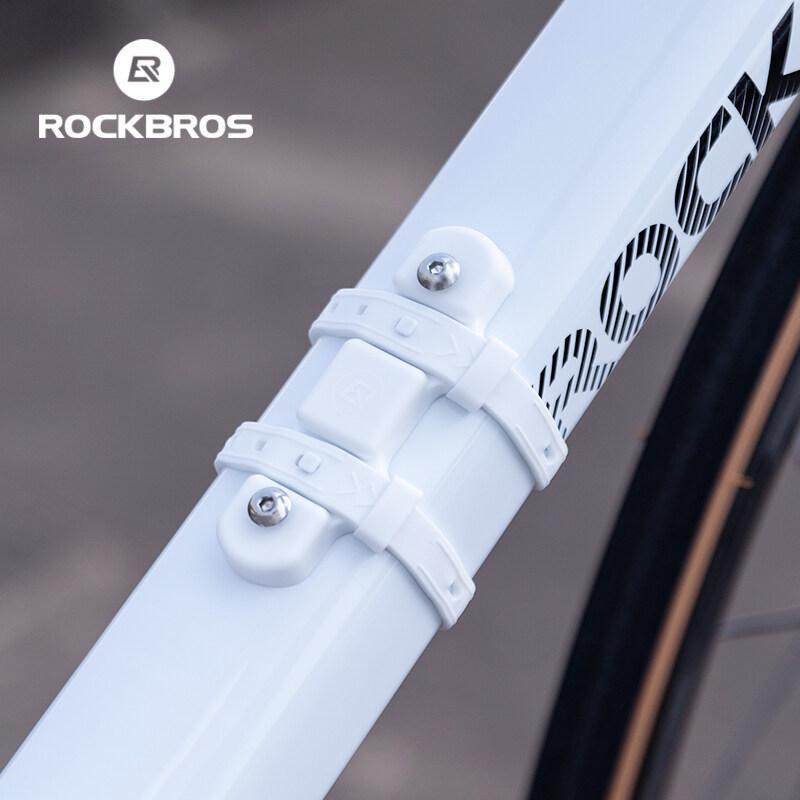 ROCKBROS Bike Bottle Holder Converter Adjustable Silica gel Shockproof Non-Slip Water Bottle Cage Adapter MTB Road Bike Bottle Cage Handlebar Mount