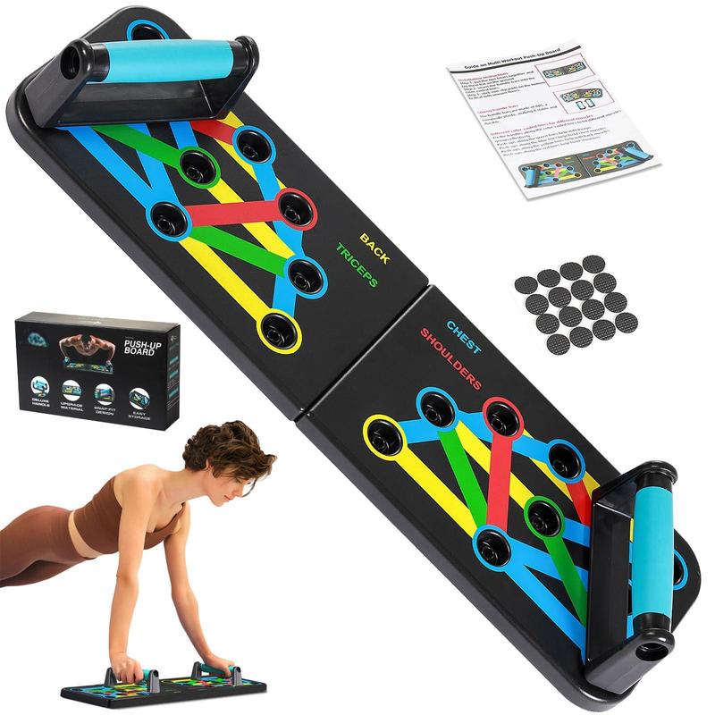 Fitness Machines Push Up Board | High Quality Push Up Boards for Men & Women | Multifunctional Colour Coded Adjustable Handle Push Up Rack | Fitness Equipment & Strength Training Outdoor Sports Gifts for Men Summer Gifts