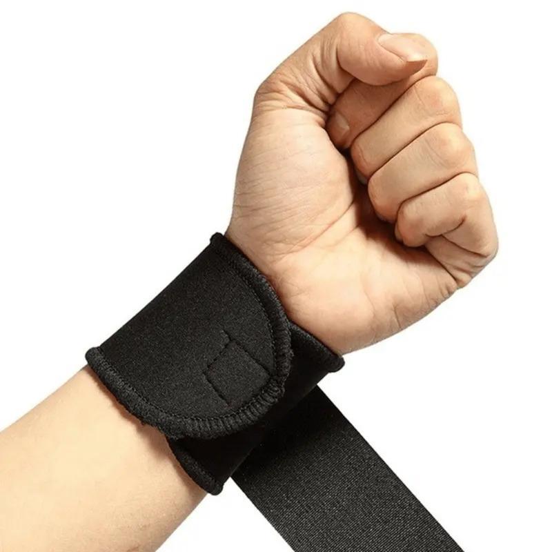 Adjustable Wrist Support, 1 Pair Sports Wrist Belt for Fitness, Elastic Wrist Strap, Sports Accessories Wristband for Men & Women