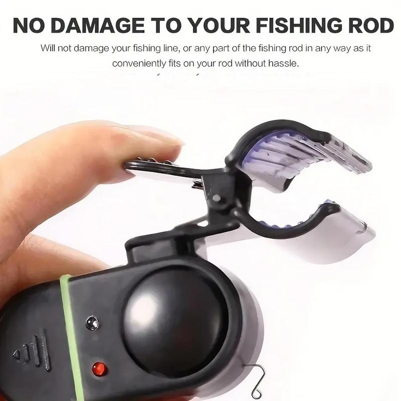 Led Light Fishing Bell, 1 2 Counts Automatic Fishing Bite Hook Indicator, Fishing Bell with Battery, Outdoor Fishing Accessories