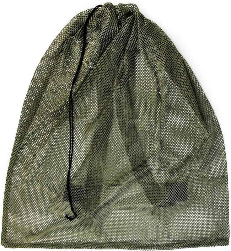 Mesh Decoy Bags, Green Camo Duck Decoy Bag for Goose Turkey Waterfowl Pigeon, Light Weight Carrying Storage Backpack for Hunting