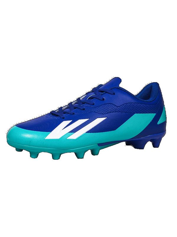 Men's Colorblock Lace Up Soccer Shoes, Casual Comfortable Breathable High Top Football Shoes, Football Cleats for All Seasons
