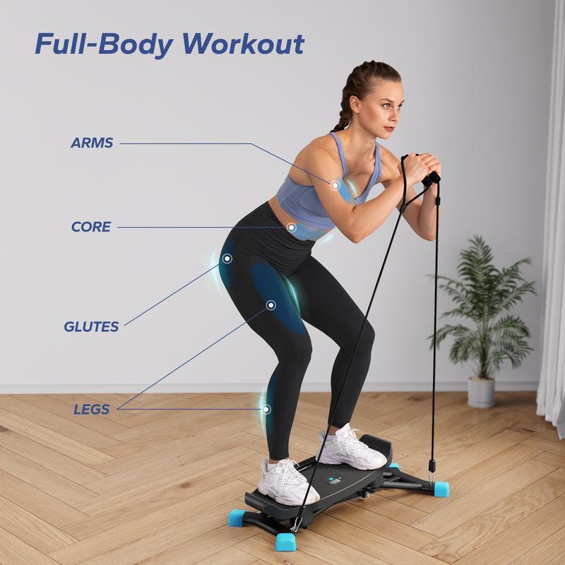 MERACH Ski Machine Ski Simulator Training Machine, Leg Exercise Low Impact Plyometric Training Fun Cardio Trainer Full Body Aerobic Exercise Equipment