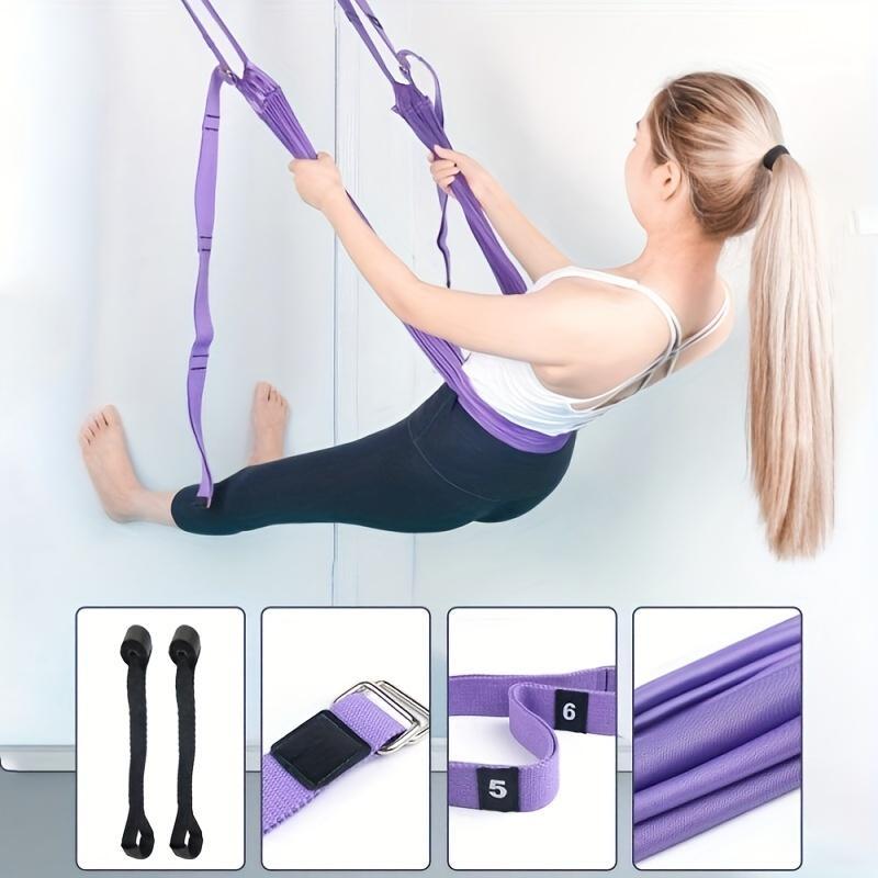 Yoga Hammock, Soft Yoga Aerial Silks, Yoga Swing, Yoga & Pilates Equipment for Home Gym Workout, Fitness Equipment for Women & Men, Christmas Gift