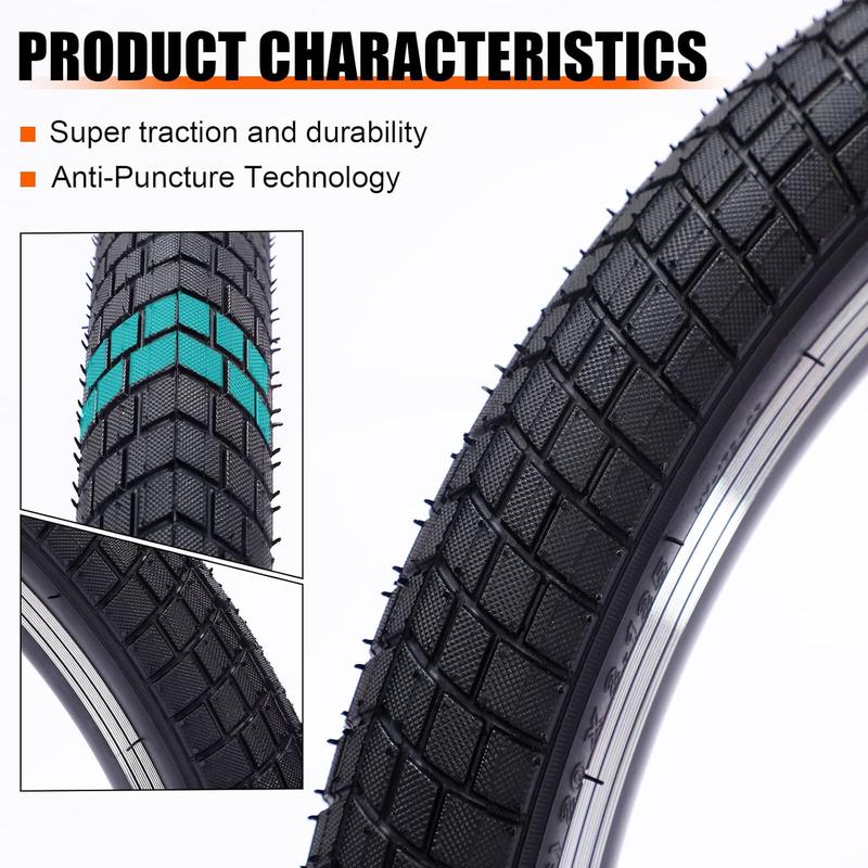 Bike Tire One Two Pack 20 24 26 27.5 29 Inch Tire Folding Bead Replacement Tyre 20 x 2.125 24 x1.95 26 x 1.95 27.5 x 1.95 29 x 2.1 MTB Mountain Bicycle Tires