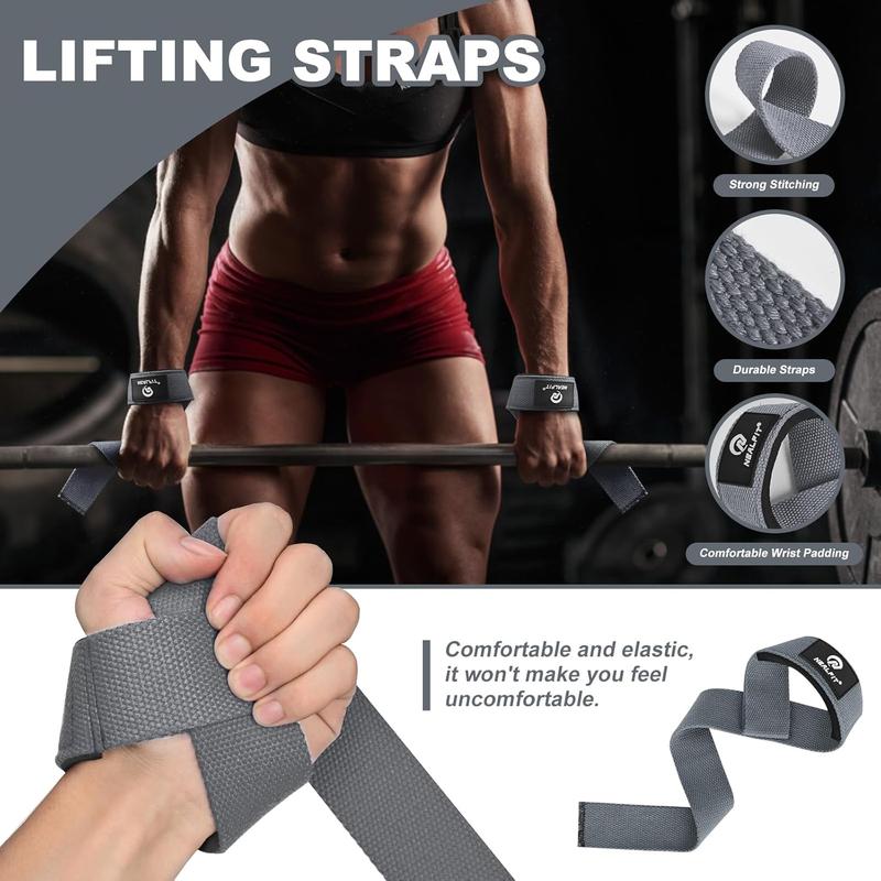 Lifting Straps for Weightlifting, Wrist Straps for Weightlifting, Deadlifts, Bodybuilding, Strength , Weight Lifting Straps for Men&Women