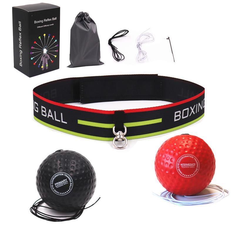 Boxing Reflex Ball Set, Including 2 3 4 6 Counts Boxing Ball Set & 1 Headband & 1 Storage Bag, Boxing Reflex Ball Headband Set, Boxing Training Equipment, Summer Gift, Boxing Equipment Boxing Gifts, Gym Accessories, Christmas Gift