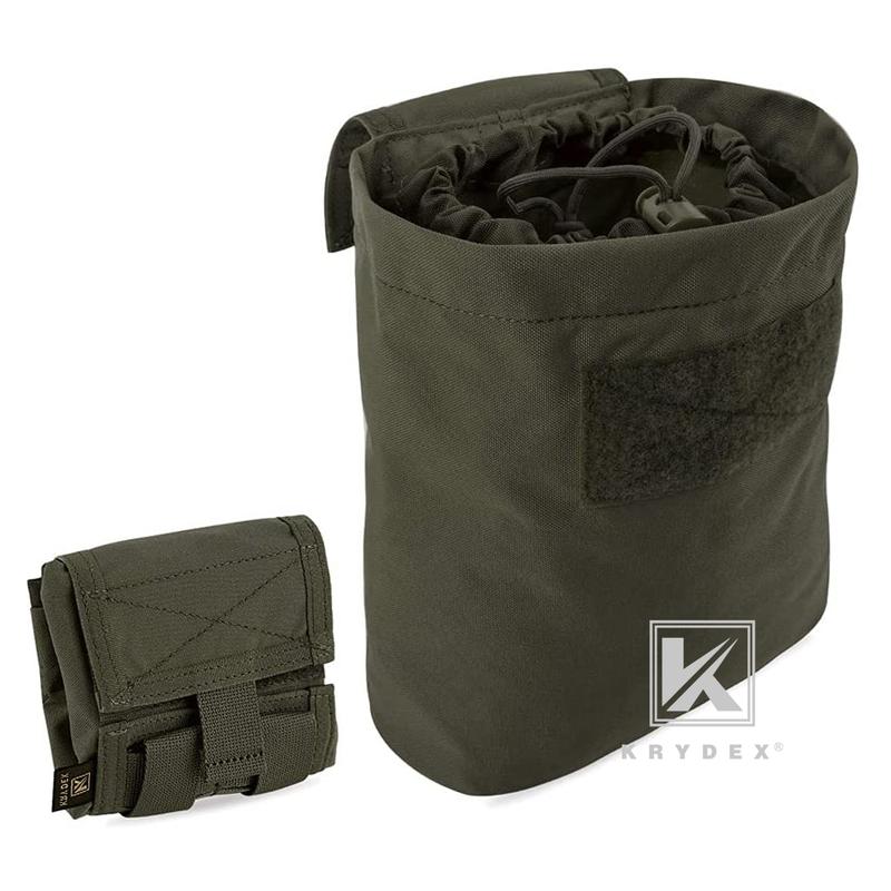 KRYDEX Tactical Molle ROLL-UP Ammo Dump Pouch Recovery Foldable Utility Pouch