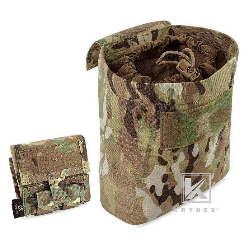 KRYDEX Tactical Molle ROLL-UP Ammo Dump Pouch Recovery Foldable Utility Pouch