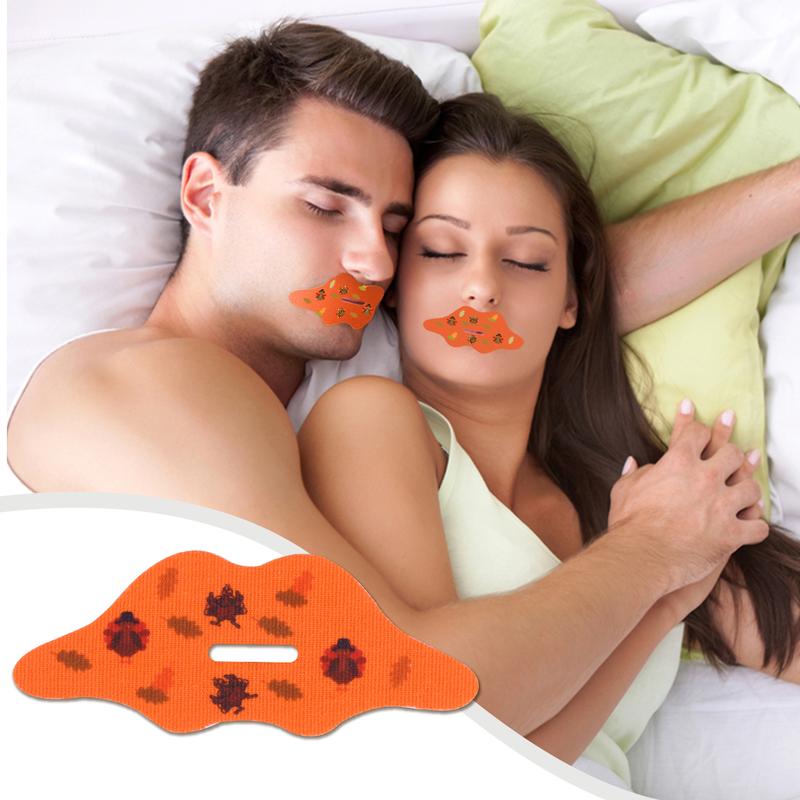 Facepos Mouth Tape - New 32 Strips (30 + 2 Bonus) for a Month of Restful Sleep, Sport Accessories, Orange, Turkey Design