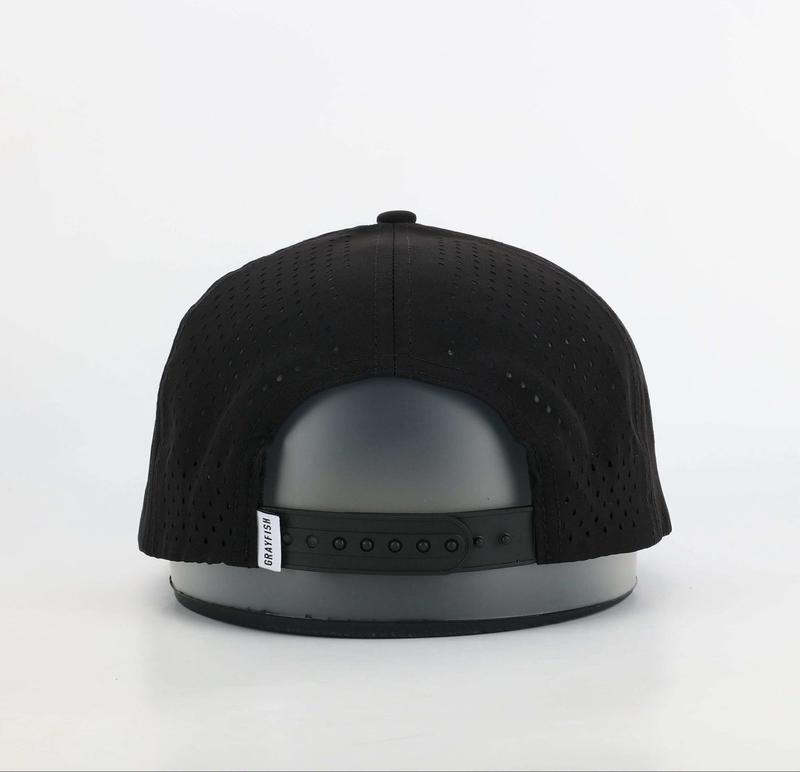 Black Birdie Fest - Sweat Resistant Golf Hat With Tee Holder and Ball Marker Pocket