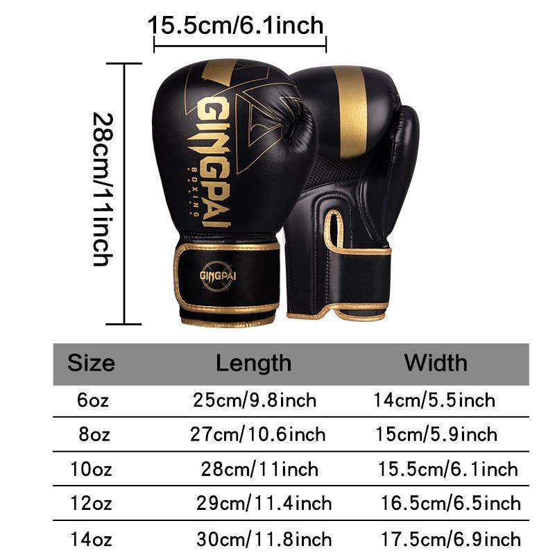 Professional Boxing Gloves, 1 Pair Professional Boxing Gloves for Men & Women, Training Gloves for Boxing, Muay Thai, Kickboxing, MMA, Boxing Equipment, Sports Equipment, Christmas Gift