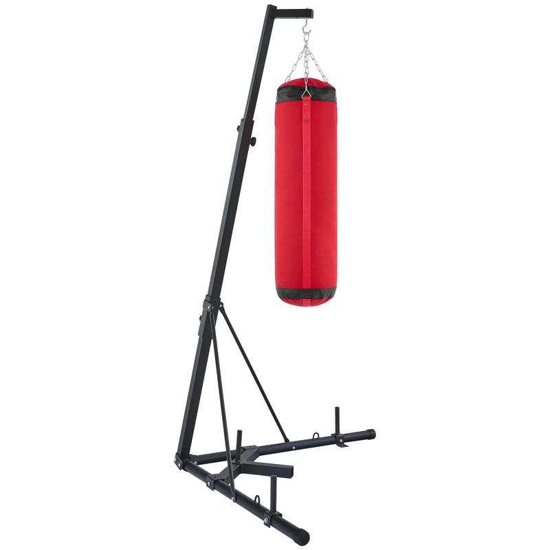 ZELUS Punching Bag Kit Heavy Duty Bag Stand and Sandbag for Home Gym 220lb Max