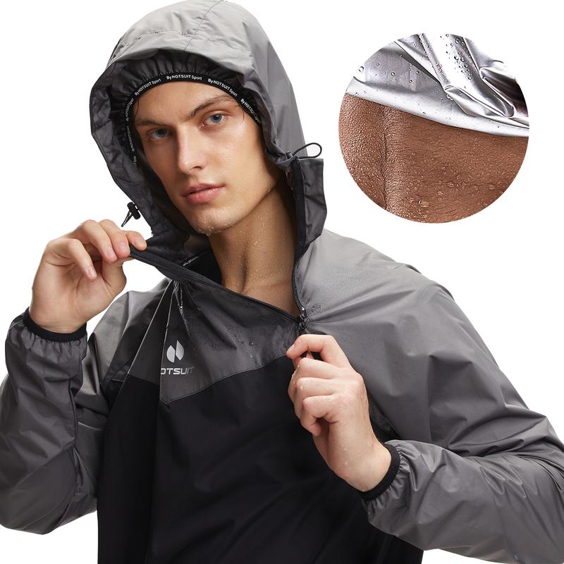 HOTSUIT Sauna Suit Men Gym Exercise Sweat Suits Workout Jacket