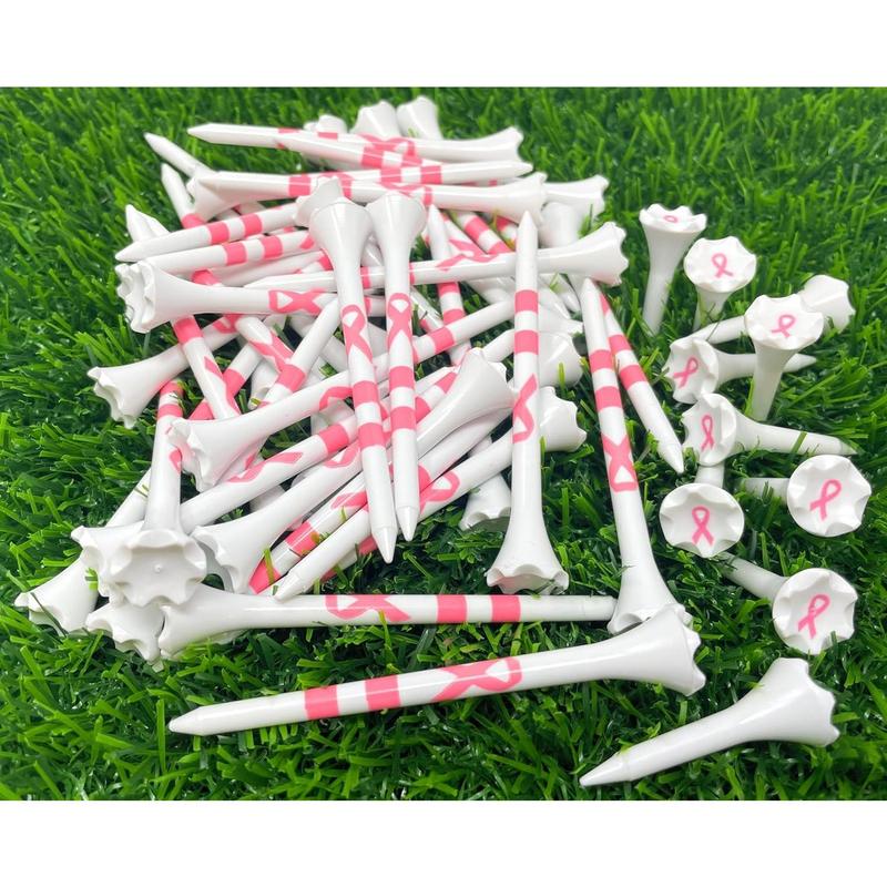 The Golf Tees Plastic Combo Length Pack of 50 Includes (40 Count) 3 ¼” Plastic Golf Tees + (10 Count) 1½ Plastic Short Tees for Irons, Hybrids, Par Threes