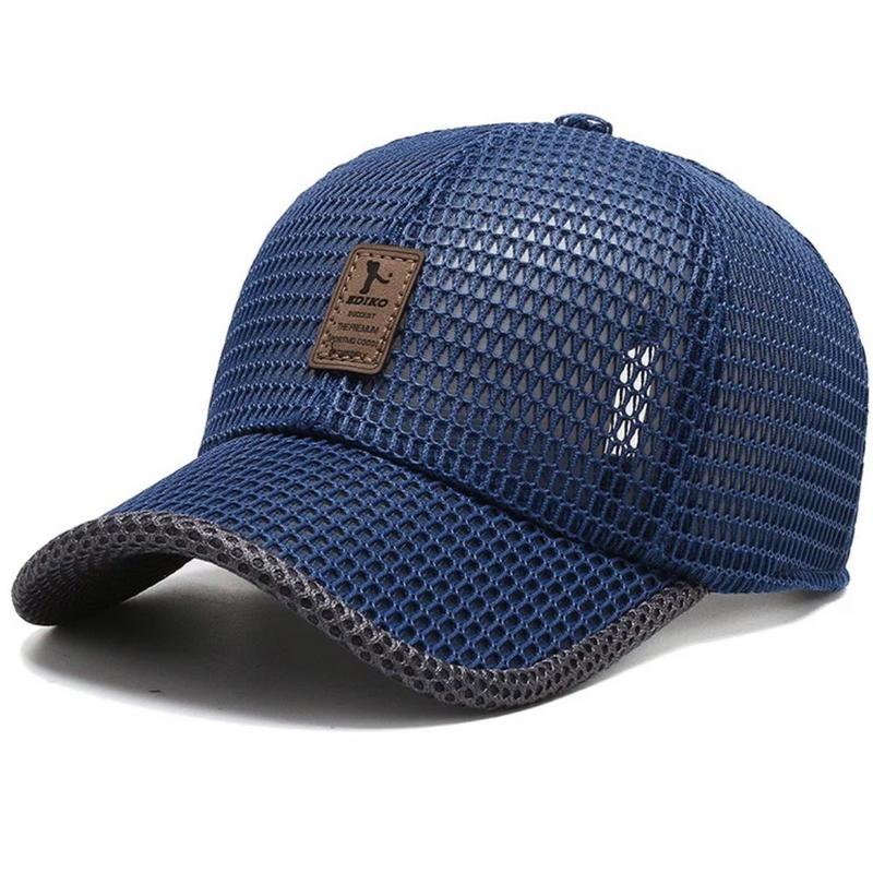 Mesh Baseball Cap Men Women Adjustable Breathable Hat Quick Dry Running Outdoor Sports Cap