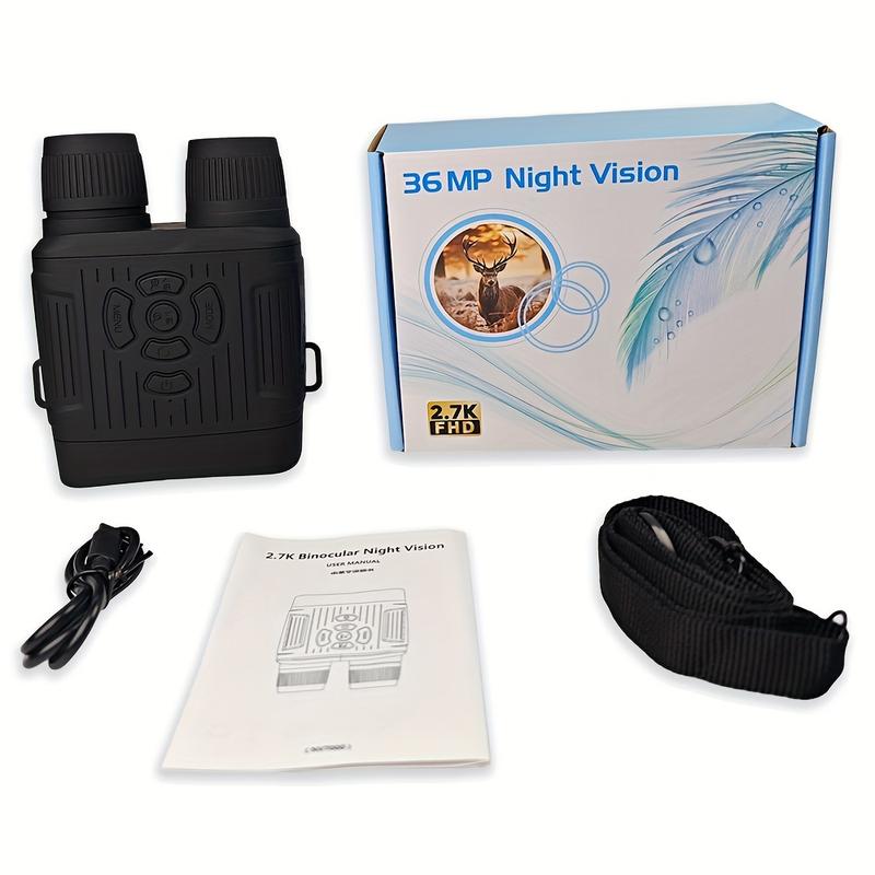 Night Vision Binoculars For Outdoor, Infrared Night Vision Goggles For Adults, 32GB Card To Save Photos And Videos For Camping Hunting & Security