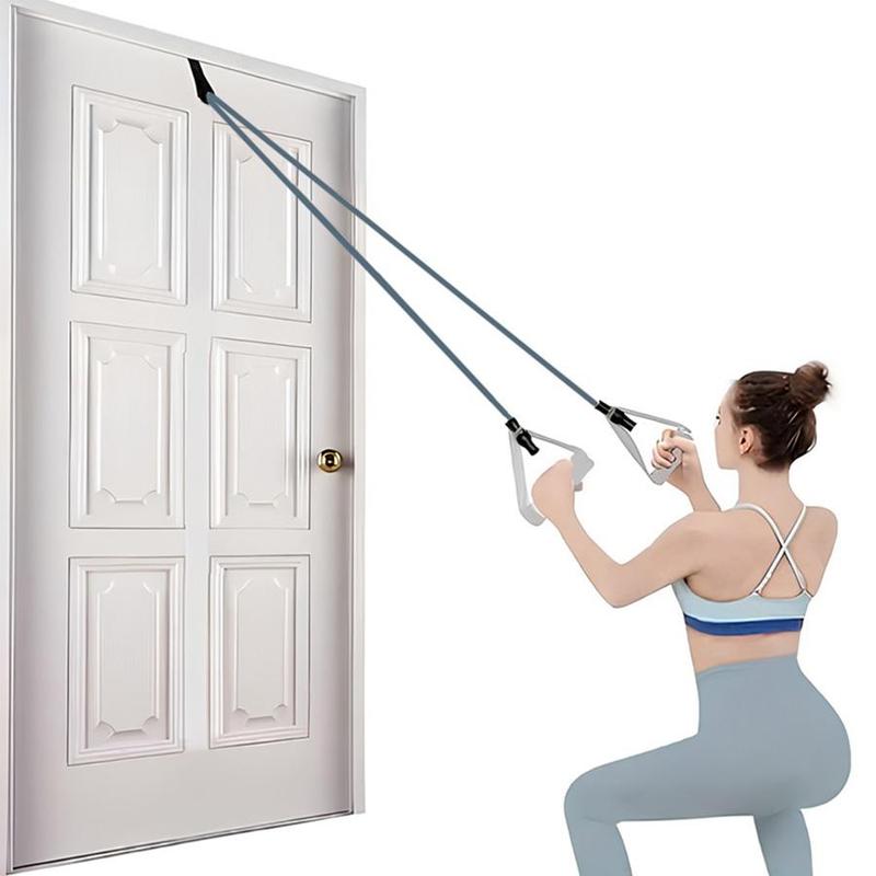 Door Anchor Resistance Band, 2 Counts set Multifunctional Door Anchor Resistance Band, Detachable Arm Strength Trainer, Exercise Expansion Chest Trainer, Fitness Equipment for Home Gym, Christmas Gift