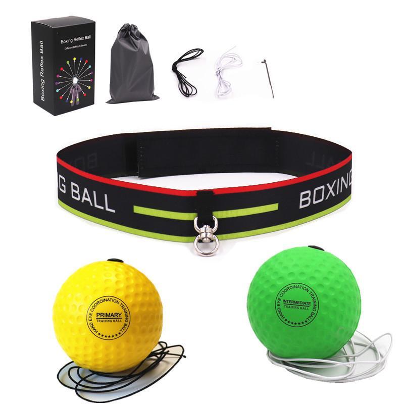 Boxing Reflex Ball Set, Including 2 3 4 6 Counts Boxing Ball Set & 1 Headband & 1 Storage Bag, Boxing Reflex Ball Headband Set, Boxing Training Equipment, Summer Gift, Boxing Equipment Boxing Gifts, Gym Accessories, Christmas Gift