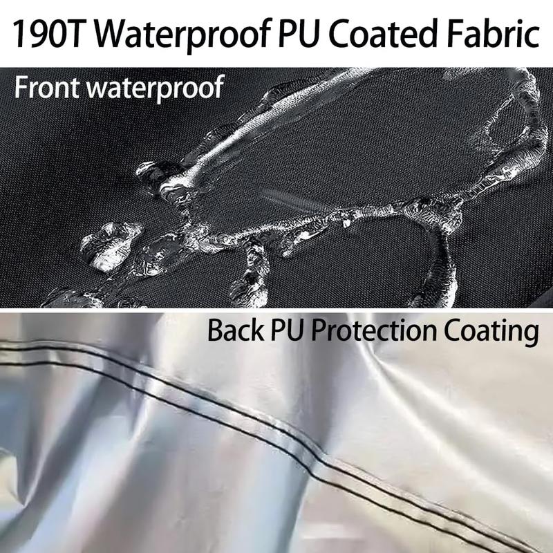 Bike Covers for 2 or 3 Bikes, 2XL Large Outdoor Waterproof Bicycle Covers with Lock Hole