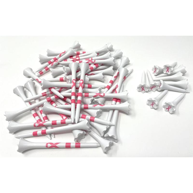 The Golf Tees Plastic Combo Length Pack of 50 Includes (40 Count) 3 ¼” Plastic Golf Tees + (10 Count) 1½ Plastic Short Tees for Irons, Hybrids, Par Threes