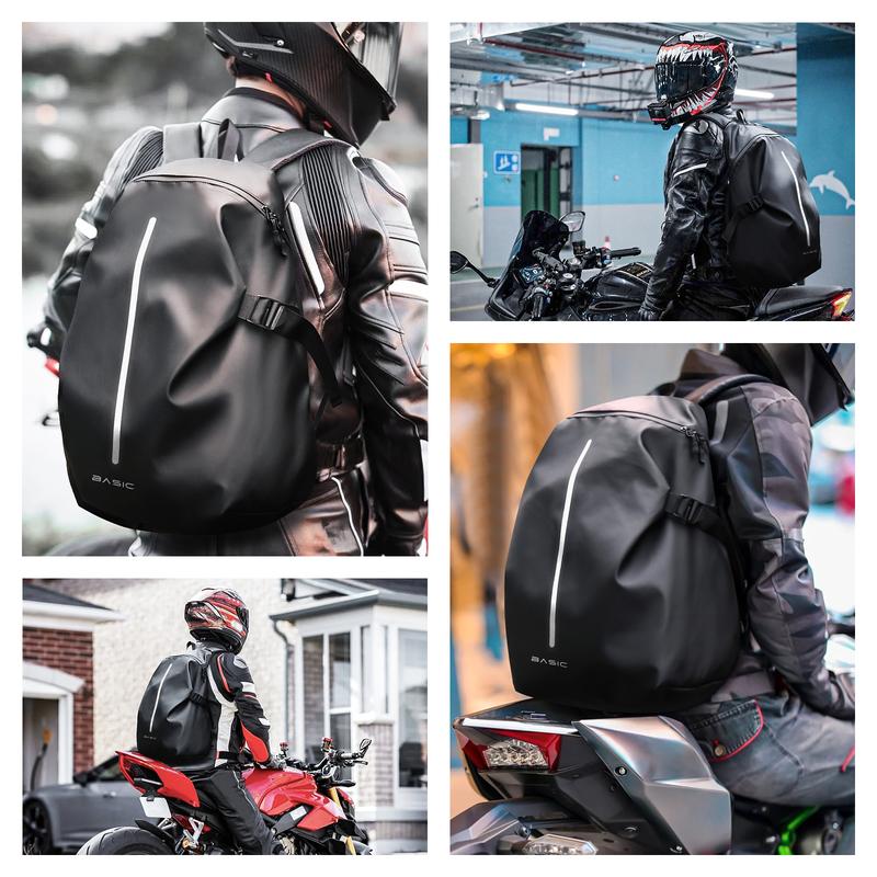 Motorcycle Backpack,Waterproof Helmet Backpack for Men,Motorcycle Accessories,Travel Backpack