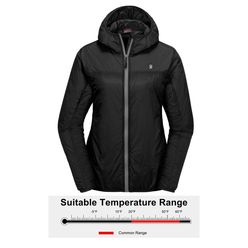 Women's Lightweight Packable Windproof Insulation Running Jacket