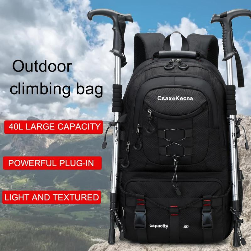 Large Capacity Double Shoulder Backpack, Outdoor Sports Backpack with Laptop Compartment, Breathable Sport Storage Bag for Outdoor