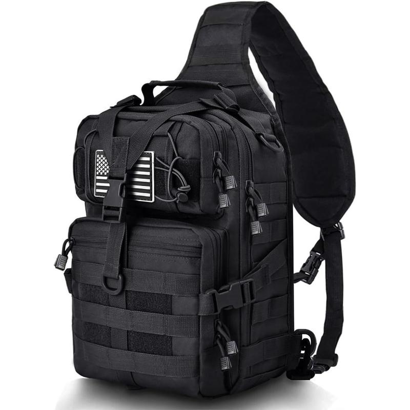 Tactical Sling Bag Pack Military Rover Shoulder Sling Backpack EDC Molle Assault Range Bag