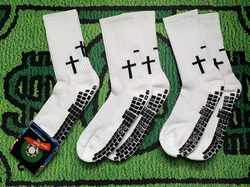 Men's Sports Socks, Cross Anti Slip Socks, Football Training Socks, Grip Socks