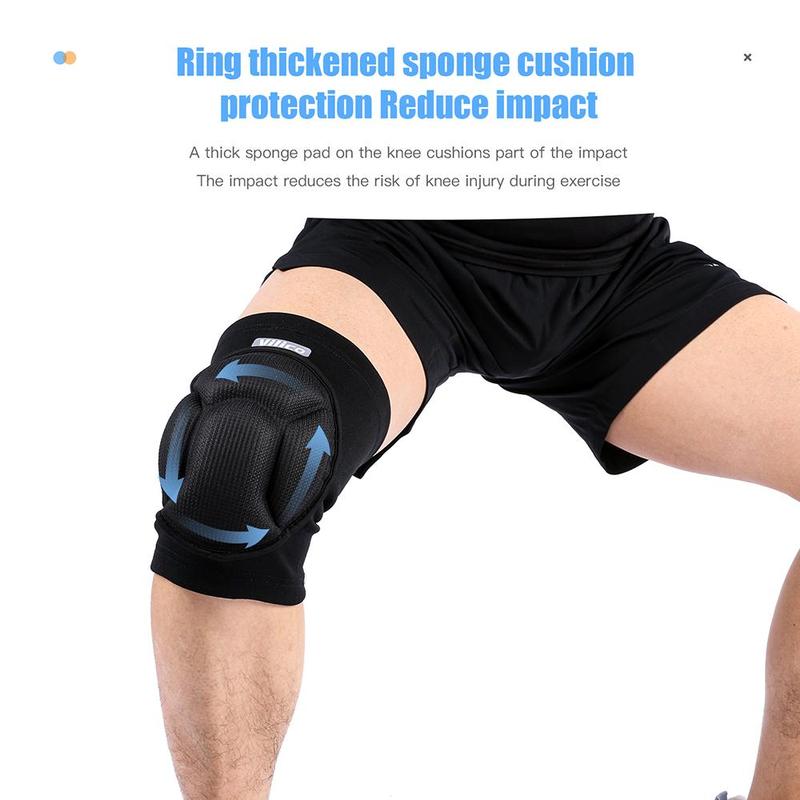 Breathable Sports Knee Brace, Knee Protector for Running Jumping Cycling, Elastic Knee Protector for Men & Women