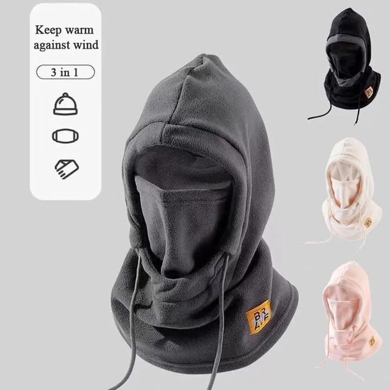 Winter Fleece Ski Mask Unisex Balaclava Face Mask for Extreme Cold Windproof Thermal Hood for Outdoor Activities Full Face and Neck Cover Warmer